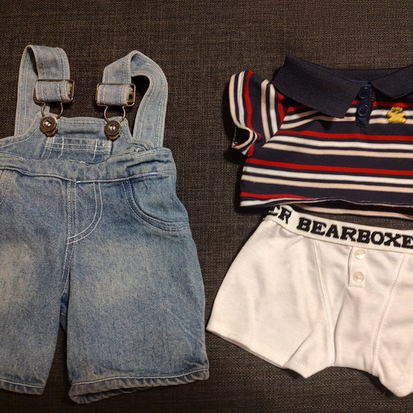 Vintage Build A Bear Plush Light Brown Bear Brown Nose Stuffed Animal 1990s 15" - Picture 9 of 12